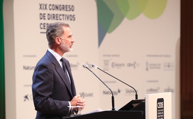 Intervención de Don Felipe en el acto de clausura del XIX Congreso de CEDE