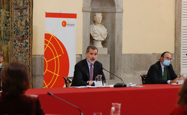 Intervención de S.M. el Rey en la reunión del Consejo Científico del Real Instituto Elcano de Estudios Internacionales y Estratégicos