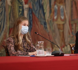 La Princesa de Girona se dirige a los patronos de la Fundación Princesa de Girona en presencia de Su Majestad el Rey
