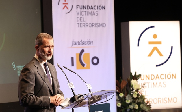 Su Majestad el Rey durante su intervención
