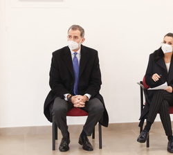 Sus Majestades los Reyes durante la reunión