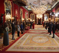 Vista genereal de la intervención de Su Majestad el Rey 