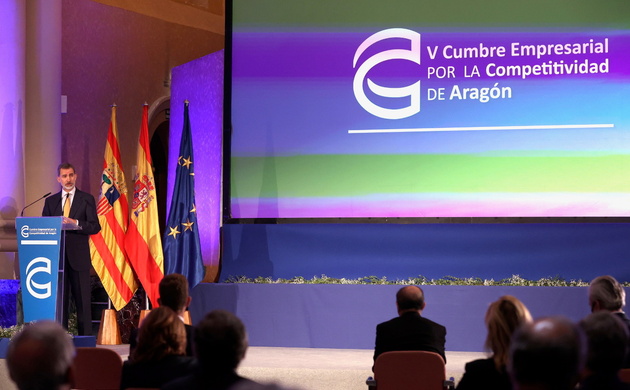 Su Majestad el Rey en su intervención tras la entrega de los premios a la entidades galardonadas