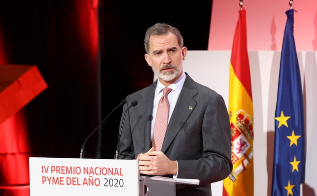 Intervención de Su MAjestad el Rey en el IV Premio Nacional Pyme del año
