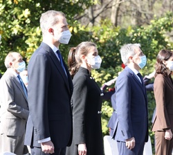Sus Majestades los Reyes en el Acto de Estado de Reconocimiento y Memoria a todas las Víctimas del Terrorismo