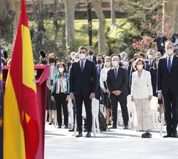Los Reyes durante el Acto de Estado de Reconocimiento y Memoria a todas las Víctimas del Terrorismo