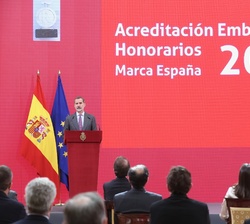 Don Felipe durante su intervención