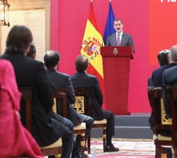 Su Majestad el Rey en su intervención