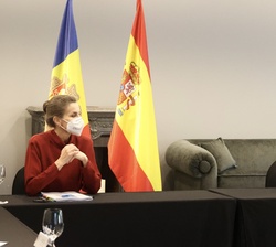 La Reina en la reunión de trabajo sobre el modelo de inclusión de los alumnos con discapacidad en los tres modelos educativos
