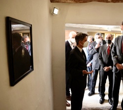 Los Reyes durante la visita