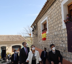 Don Felipe y Doña Letizia en Fuendetodos