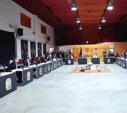Reunión de los Patronatos de la Fundación Goya en Aragón y Consorcio Cultural Goya Fuendetodos, en el marco de la conmemoración del 275º aniversario d