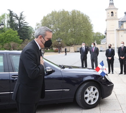 Su Majestad el Rey recibe al Presidente de la República Dominicana, Luis Rodolfo Abinader Corona