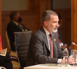 Don Felipe interviene en la sesión plenaria de la XXVII Cumbre Iberoamericana de jefes de Estado y de Gobierno