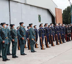 Las fuerzas presentes representan a los ejércitos y cuerpos participantes en misiones en Afganistan; Tierra, Aire, Armada y Cuerpo de la Guardia Civil