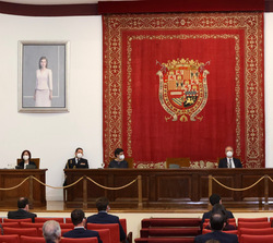 Su Majestad el Rey durante su intervención
