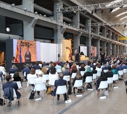 Acto de la presentación del Anuario 2021 de Informe Cotec durante la intervención de Su Majestad el Rey