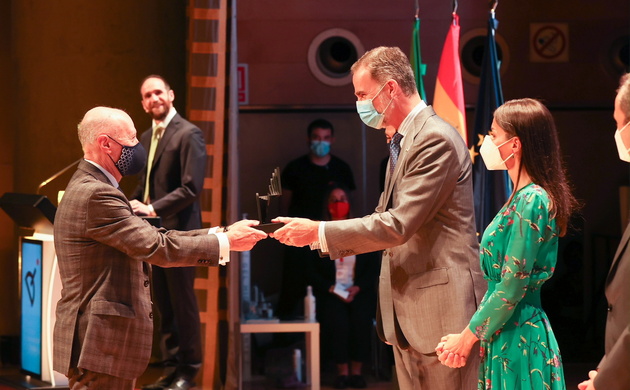 Su Majestad el Rey entrega el Premio Nacional de Innovación 2020 en la modalidad "Trayectoria Innovadora" a Francisco Marín Pérez