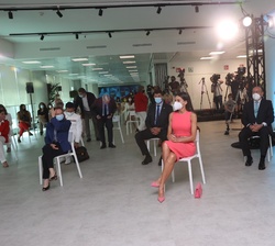 Doña Letizia en el Salón de Actos de Vocento