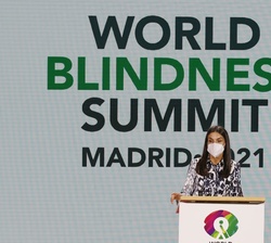 Intervención de Doña Letizia en la World Blindness Summit Madrid'21