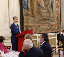 Don Felipe durante su intervención