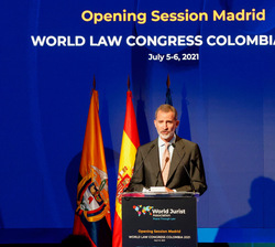 Intervención de Su Majestad el Rey en la clausura del homenaje internacional de la WJA a la juez Ruth Bader Ginsburg