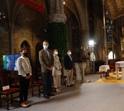 Los Reyes en la Real Colegiata de Santa María de Roncesvalles