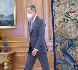 S.M. el Rey recibe a la Fiscal General del Estado, Dolores Delgado