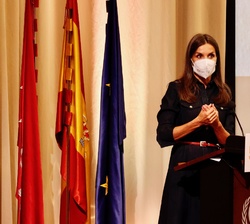 Doña Letizia durante su intervención