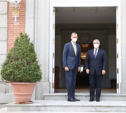 Su Majestad el Rey recibe al Presidente de la República de Colombia, Iván Duque Márquez