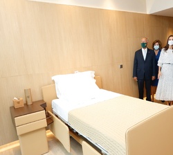 Don Felipe y Doña Letizia en la zona de habitaciones