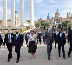 El Rey visita el Salón Automobile Barcelona 2021