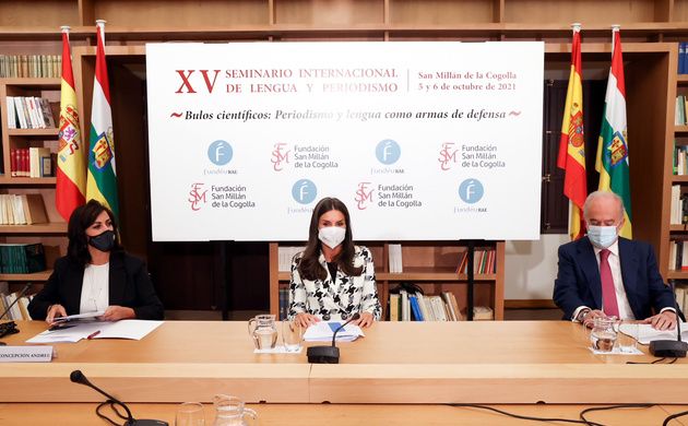 Su Majestad la Reina preside el acto de clausura del "XV Seminario Internacional de Lengua y Periodismo"