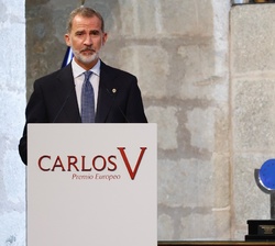 Don Felipe durante su intervención