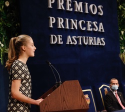 Intervención de Su Alteza Real la Princesa de Asturias