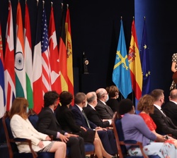 La Princesa de Asturias en su intervención