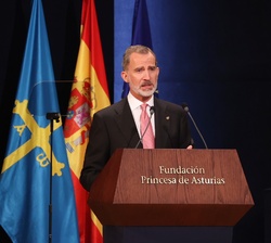 Don Felipe durante su intervención