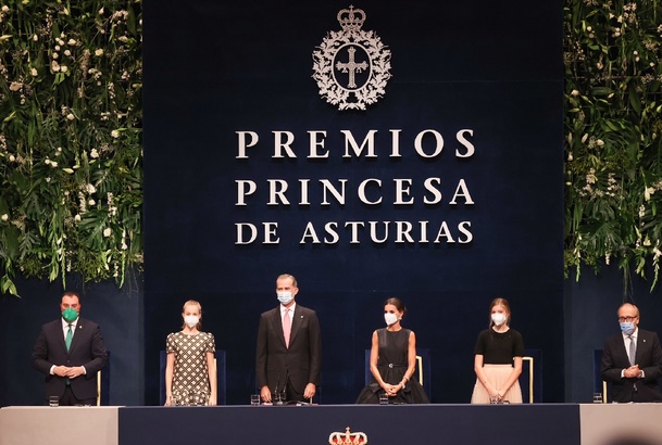 Los Reyes y Sus Altezas Reales la Princesa de Asturias y la Infanta Doña Sofía presiden la ceremonia de entrega de los Premios Princesa de Asturias 20