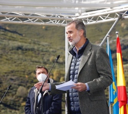 El Rey durante su intervención
