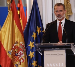 Don Felipe durante su intervención