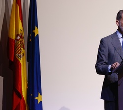 Su Majestad el Rey dirige unas palabras en la inauguración del Congreso Mundial de Gestión del Tráfico Aéreo "World ATM Congress"