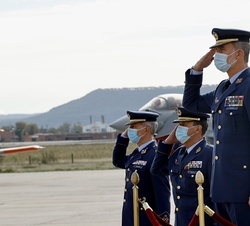 Don Felipe durante los Honores de Ordenanza