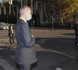 Su Majestad el Rey recibe al presidente de la República Portuguesa, Marcelo Rebelo de Sousa