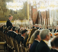 Don Felipe durante su intervención