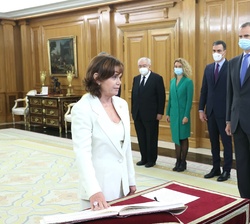 Promesa de Inmaculada Montalbán Huertas ante Su Majestad el Rey