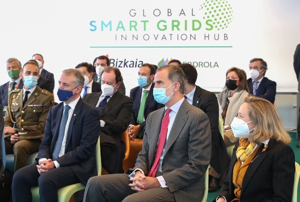 Don Felipe en el Global Smart Grids Innovation Hub