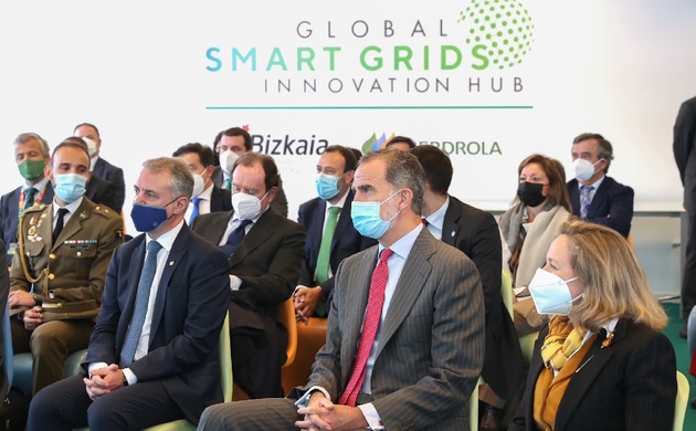 Don Felipe en el Global Smart Grids Innovation Hub