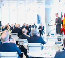 Su Majestad el Rey interviene en el Plenario de la European Round Table For Industry