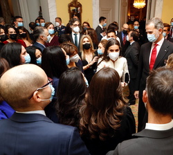 Encuentro con la colectividad española en la Embajada de España en Suecia