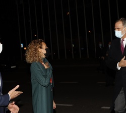 Meritxell Batet, presidenta del Congreso de los Diputados recibe a Su Majestad el Rey.